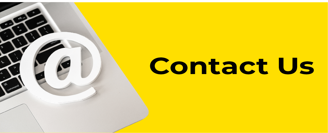 Computer on a desk with the words Contact Us